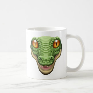 Café Caneca do Avatar do jacaré do botão de pânico