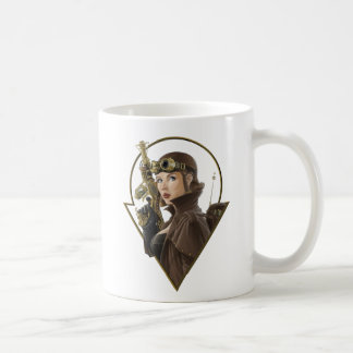 Café Caneca do aviador de Steampunk
