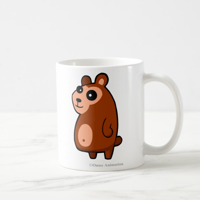 Café Caneca do bebendo do urso polar e do urso de Brown (Direita)
