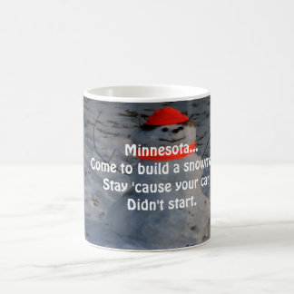 Café Caneca do boneco de neve de Minnesota