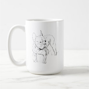 Café Caneca do Bulldog Francês – Ilustração de Cachorro