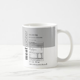 Café CANECA do CACHORRO QUENTE de MeatWater