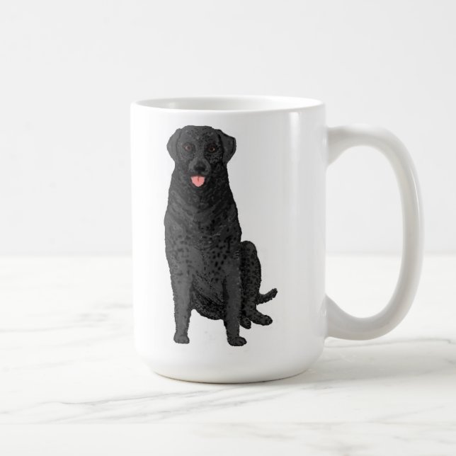 Café Caneca do cão de Labrador (Direita)