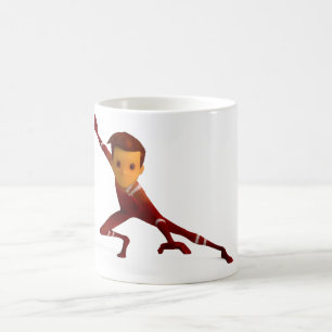 Café Caneca do caráter de Stewart - mentor da animaç