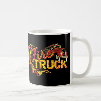 Café Caneca do carro de bombeiros