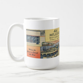 Café Caneca do cartão da rota 66 do restaurante de Bob