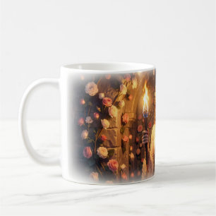 Café Caneca do Castelo do Jardim de Rosas Fantasia Toch