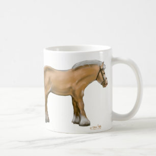 Café Caneca do cavalo de esboço