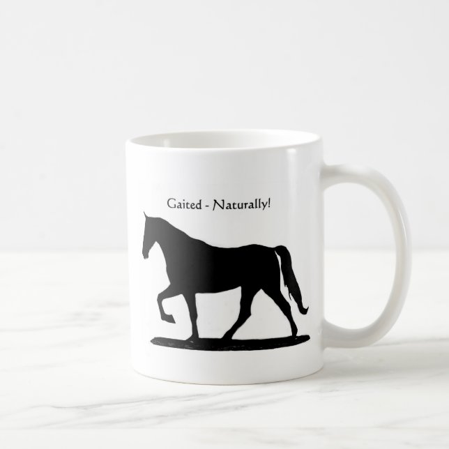 Café Caneca do cavalo de Gaited (Direita)