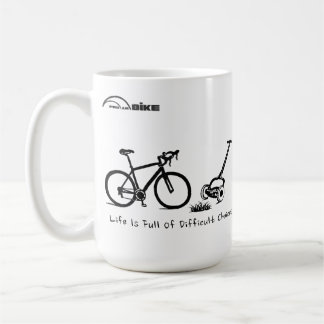 Café Caneca do ciclismo - a vida é cheio de escolhas