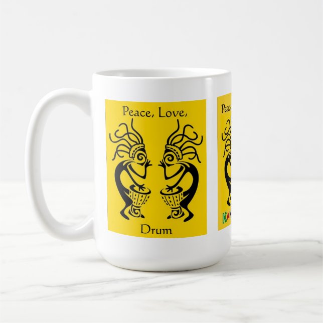 Café Caneca do cilindro de Kakilambe (no amarelo) (Esquerda)