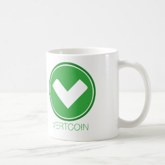 Café Caneca do clássico de Vertcoin