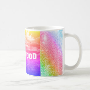 Café Caneca do clássico do arco-íris de Hollywood