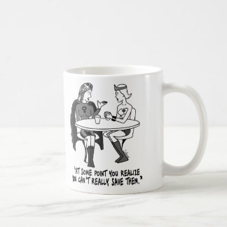 Café Caneca do clássico dos Superheroines de