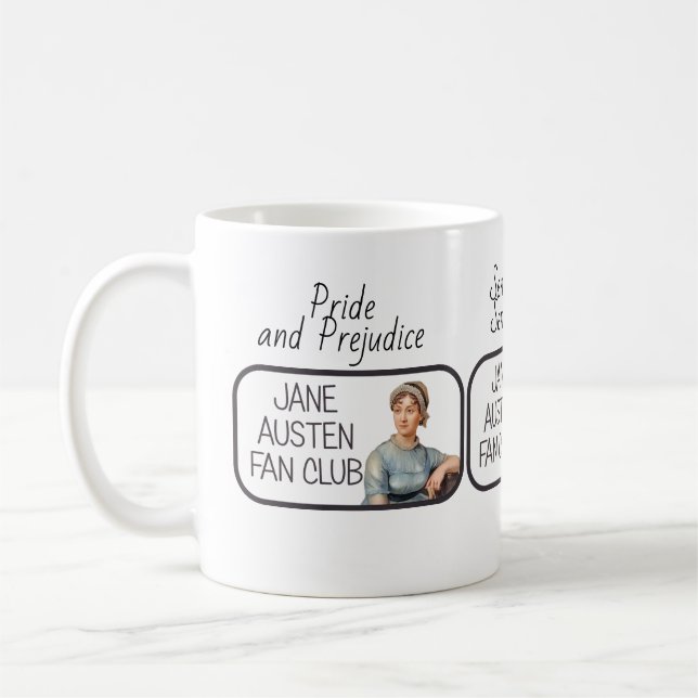 Café Caneca do Clube de Fãs de Jane Austen (Esquerda)