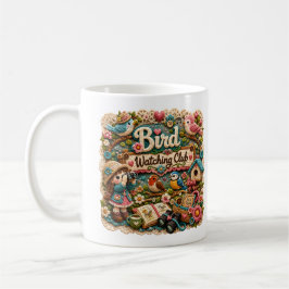 Café Caneca do Clube de Observação de Pássaros | Caneca