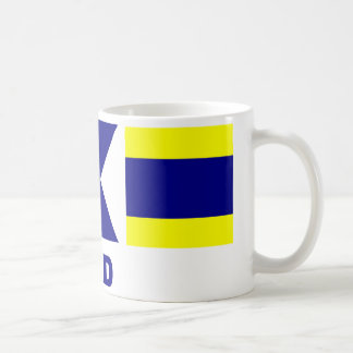 Café Caneca do cofre da bandeira de sinal (pai)