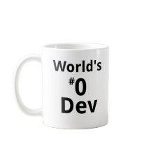 Caneca do colaborador do #0 do mundo de duas faces