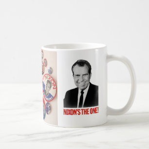 Café Caneca do coletor do botão de Richard Nixon