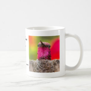 Café Caneca do colibri de Anna masculina