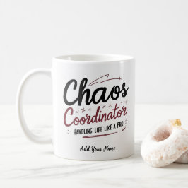 Café Caneca do Coordenador de Caos – Presente Personali
