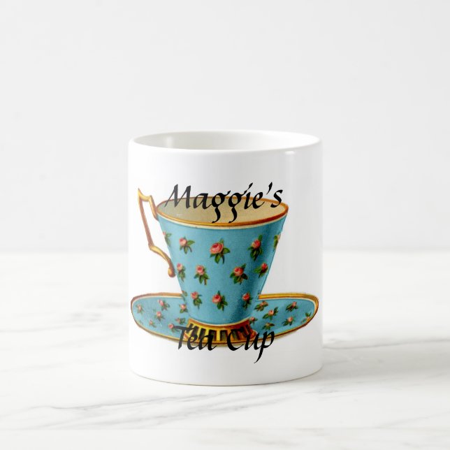 Café Caneca do copo de chá do vintage (Centro)