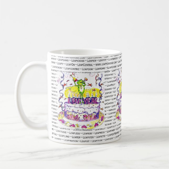Café Caneca do copo do ano de pulo (Esquerda)