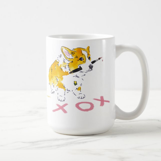 Café Caneca do Corgi de XOX (Direita)