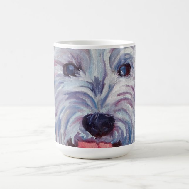 Café Caneca do costume do retrato do animal de (Centro)