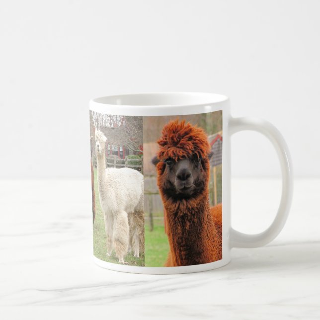 Café Caneca do ~ de três alpacas (Direita)