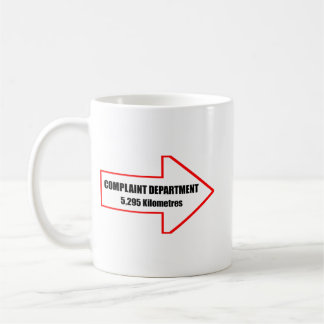 Café Caneca do departamento de queixa