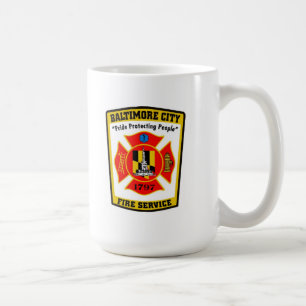 Café Caneca do departamento dos bombeiros da cidade de