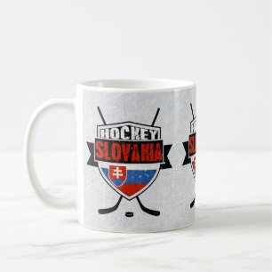 Café Caneca do design da bandeira de Slovakia do hóque