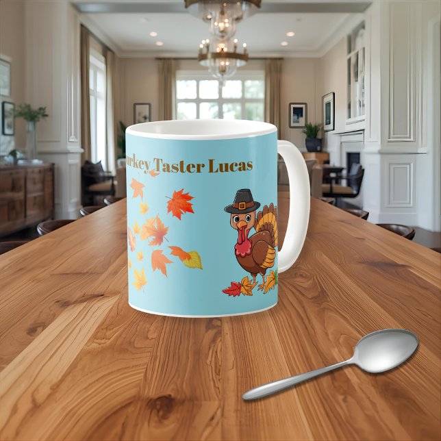 Café Caneca do Dia de Ação de Graças Oficial Lucas Degu (Criador carregado)