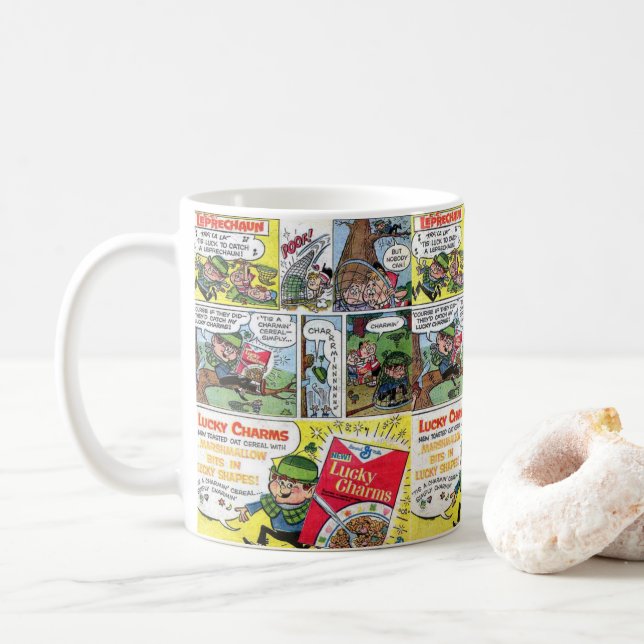 Café Caneca do Dia de São Patrício (Com Donut)