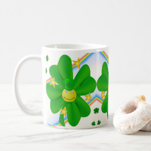 Café Caneca do Dia de São Patrício Trevo