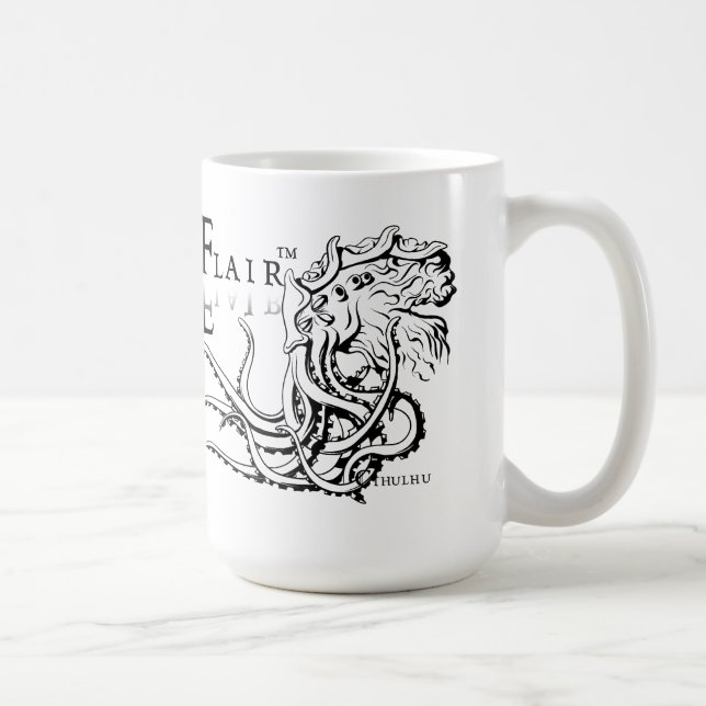 Café Caneca do dom de Lovecraftian: Cthulhu de tinta (Direita)
