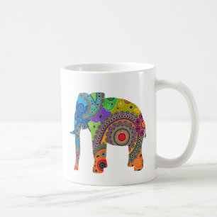 Café Caneca do elefante de Paisley