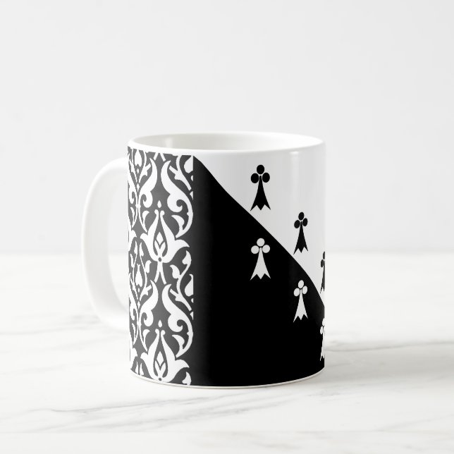 Café Caneca do Emblema da População da Baronía de Loch  (Frente Esquerda)