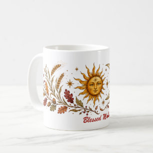 Café Caneca do Equinócio de Outono do Sol e Lua Mabon