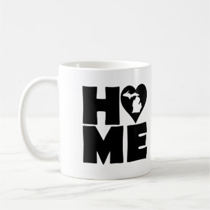 Café Caneca do Estado de Michigan Home Heart ou Caneca 