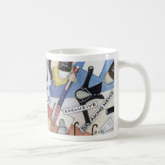 Café Caneca do fã de Rachel Maddow sem beira azul