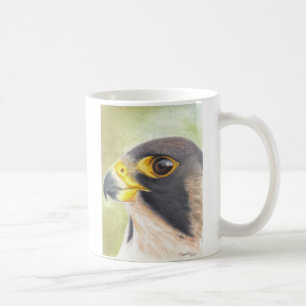 Café caneca do falcão de peregrino