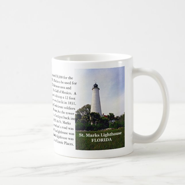 Café Caneca do Farol de St. Marks, Flórida (Direita)