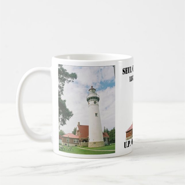Café Caneca do farol do ponto de Seul Choix (Esquerda)