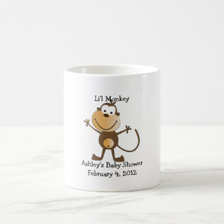 Café Caneca do favor do chá de fraldas do macaco de