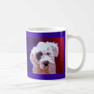 Café Caneca do filhote de cachorro da caniche
