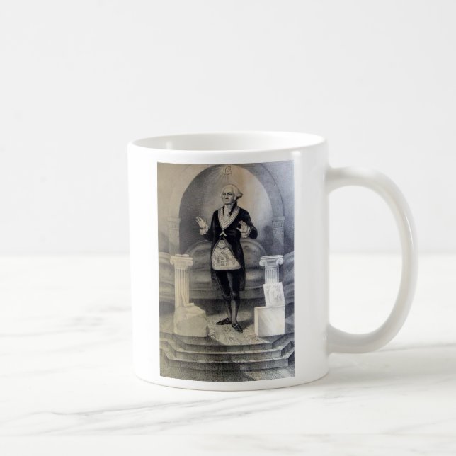 Café Caneca do freemason de George Washington (Direita)
