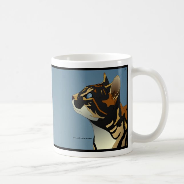 Café Caneca do gato de chita (Direita)