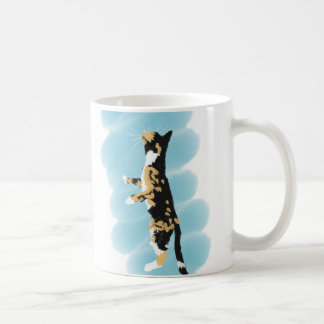Café Caneca do gato de chita
